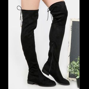 Knee-High Black Boots